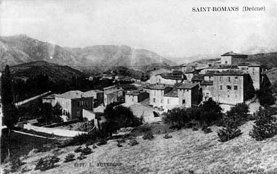 Saint-Roman vu du sud-est