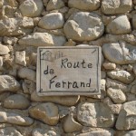 Depart du chemin des vignes, Vallée de la Drôme