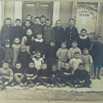 Classe unique de l'école de St Roman en Diois 1920